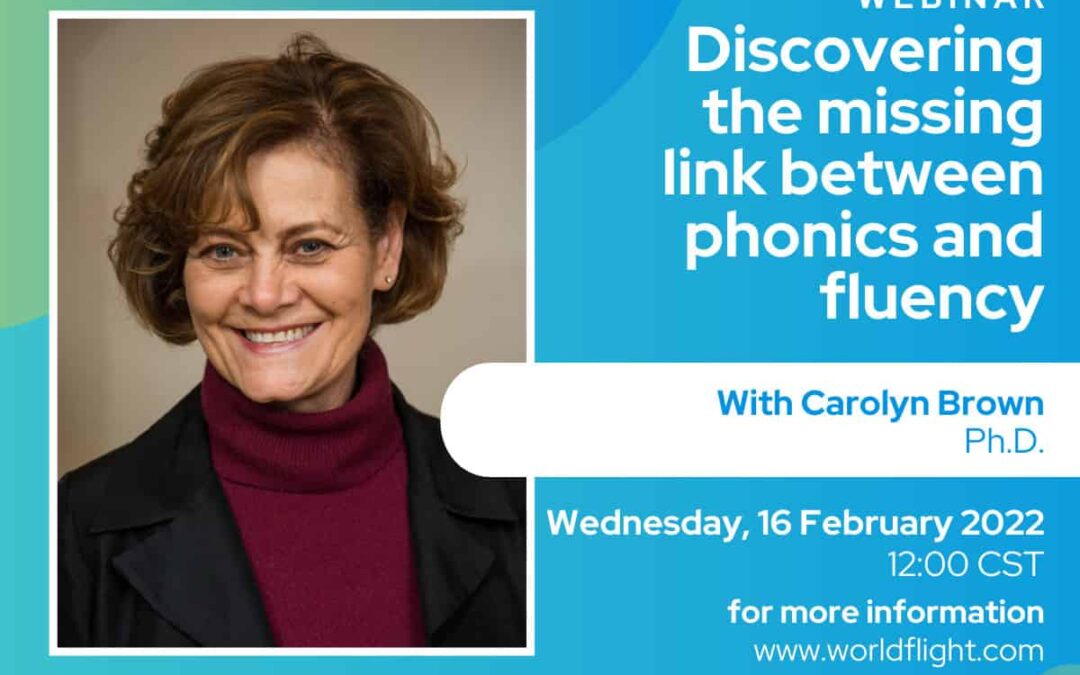 Discovering the missing link between phonics and fluency. With Dr. Carolyn Brown.