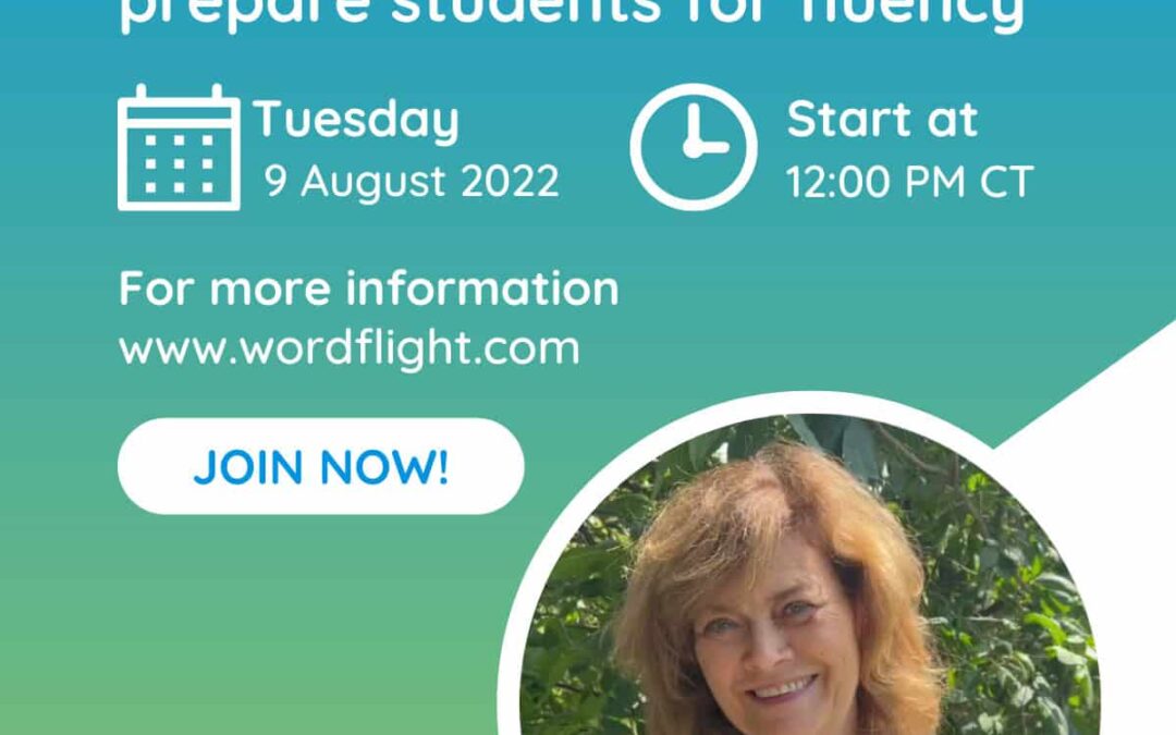 Target the “missing link” to prepare students for fluency – a discussion with administrators about student success with WordFlight. With Dr. Carolyn Brown.