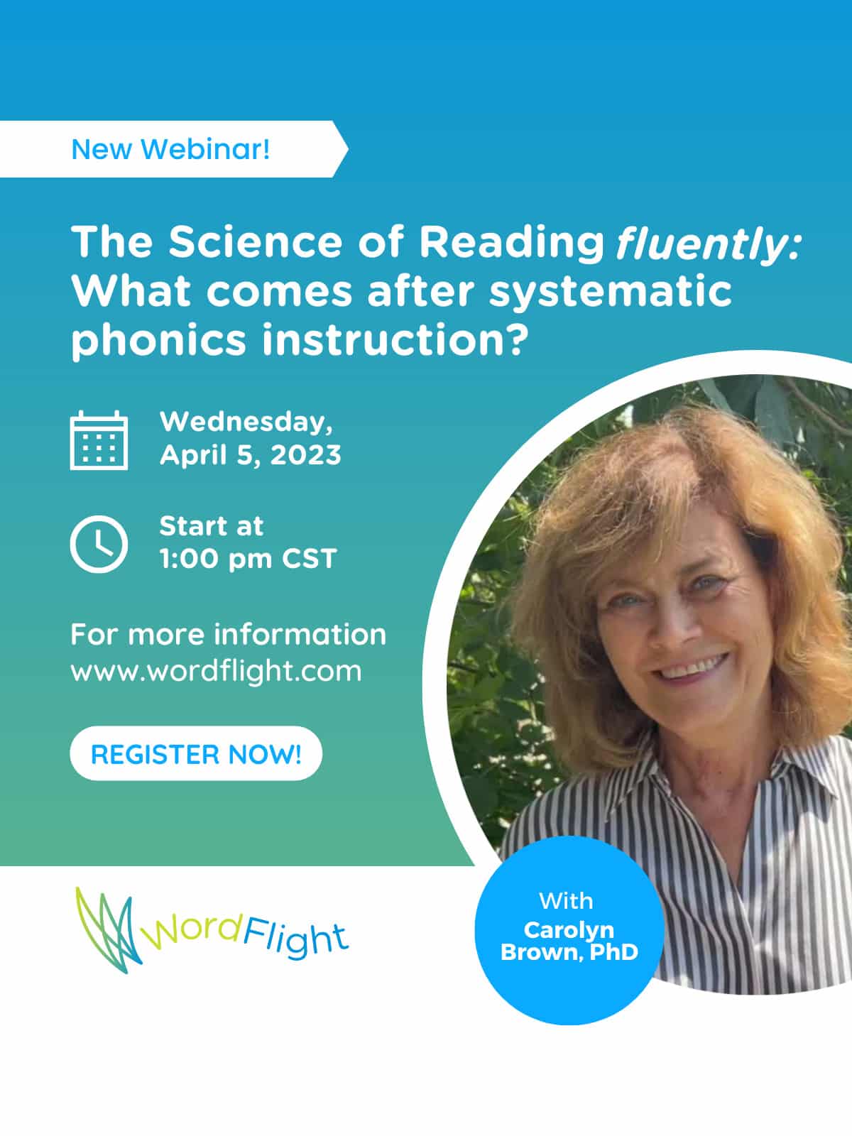 The Science of Reading fluently: What comes after systematic phonics instruction? With Dr. Carolyn Brown.