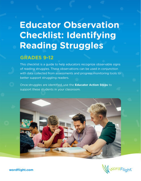 Grade R Reading Observation Educator Observation Checklist: Identifying Reading Struggles - GRADES ...